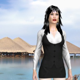 for 3D virtual sex game, join and contact heterosexual lustful girl Silkeba, germany, dessous,farbe; weiss. stiefel, high heels, spitzenhandschuhe 