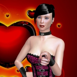 3Dsex game playing AChat community member heterosexual voluptuous girl Rockgurrl81, Gifts are always a treat, what's your fantasy...is it me?