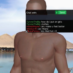 3D sex game community member heterosexual nymphomaniac boy TyroneTheBig, United Kingdom, Black with big penis, 