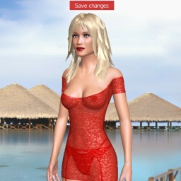 Online sex games player Myrtille in 3D Sex World