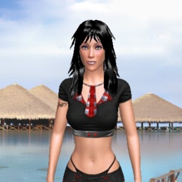 3Dsex game playing AChat community member heterosexual nymphomaniac girl Emania, 