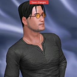 enjoy virtual sex games with mates like heterosexual eroticism boy Aldaroth, FR, black lingerie, high heels, stocking and glasses fetish