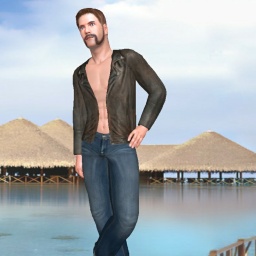 free 3D sex game adventures with heterosexual sensitive boy Knarox, Germany, lake to take some time