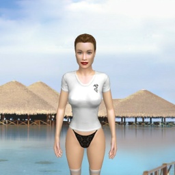 Online sex games player Zizazou in 3D Sex World