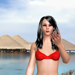 best sim sex game online with bisexual lusty shemale Yami27, Japan, 