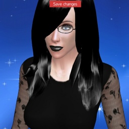 partner bisexual bugger girl Kekmeheart, new gothy bitch in town for adult online game playing