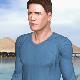 3Dsex game playing AChat community member heterosexual hot boy Posedion, 