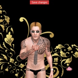 try virtual 3D sex with bisexual eroticism boy BadSanta, Wanna get dominated?, let me dominate you, and if you behaive i will let u cum