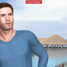 3Dsex game playing AChat community member heterosexual voluptuous boy Eusebio11, 