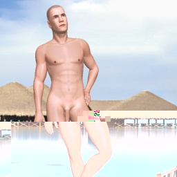 Online sex games player Zarabara in 3D Sex World