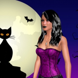 free 3D sex game adventures with bisexual sex maniac girl Elika666, canary islands, 