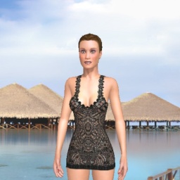 3Dsex game playing AChat community member heterosexual lusty girl Emmme, 