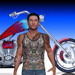 connect and play virtual 3D sex with heterosexual sodomist boy Badassbiker, 