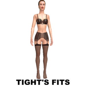 20's lingerie set, From Tight's fits