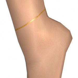 Anklet, Made of gold, your sexy long legs deserve them