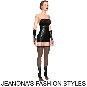 Black cocktail dress, From Jeanona's Fashion Styles