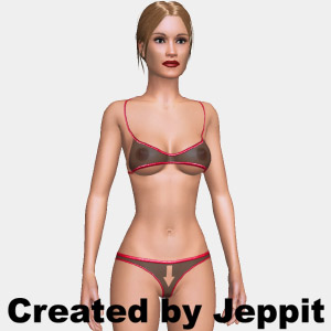 Bra and panties, From Jeppit, addition to ultimate virtual sex game AChat Next
