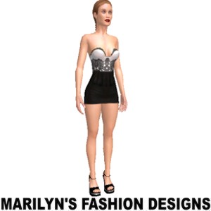 Chic dress, From Marilyn's Fashion Designs, enjoy greatest adult multiplayer game AChat