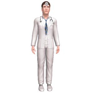 Doctor's costume, Be my patient!..., for top 3D chat porn game AChat Next