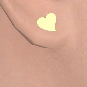 Earrings, Earrings made of gold, for top 3D chat porn game AChat Next