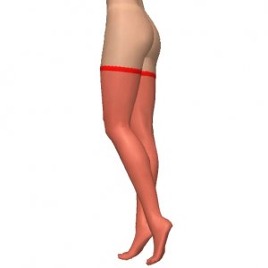 Fine stockings, Red, for top sex chat MMO game AChat