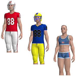 Football dress, Girls love football stars!, for superb sex chat app AChat