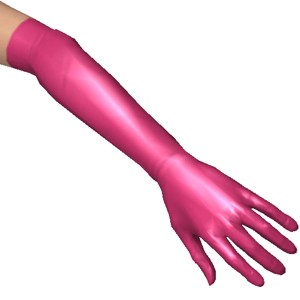 Gloves, Sexy long gloves, pink