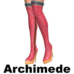 High heel boots, From Archimede