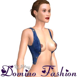Jeans waistcoat, From Domino Fashion, enjoy greatest chat multi-user game AChat