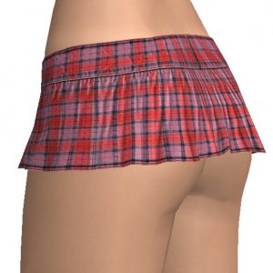 Miniskirt, Super mini, red pattern, update to highest quality 