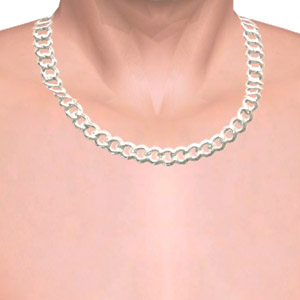 Necklace, Silver necklace, addition to ultimate 