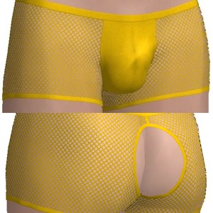 Sexy briefs, Yellow, net