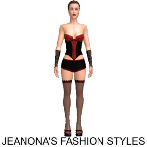 Sexy corset set, From Jeanona's Fashion Styles, for top 