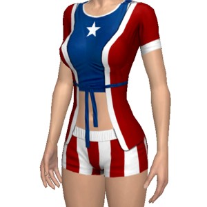 Sexy costume, For sporty girls
