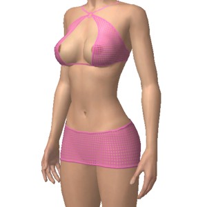 Sexy costume, Semi transparent costume, pink, update to highest quality 