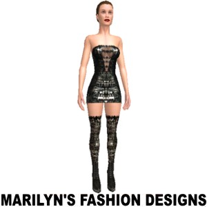 Sexy dress, From Marilyn's Fashion Designs, for superb 
