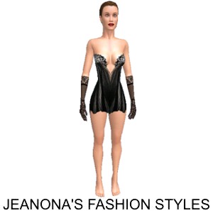 Sexy negligee with gloves, From Jeanona's Fashion Styles, for top 