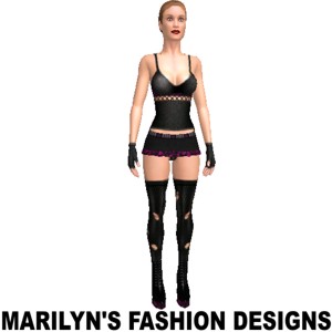 Sexy outfit, From Marilyn's Fashion Designs, enjoy greatest 