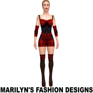 Sexy outfit, From Marilyn's Fashion Designs, for superb 