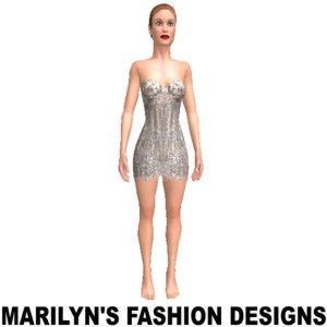 Sexy party dress, From Marilyn's Fashion Designs