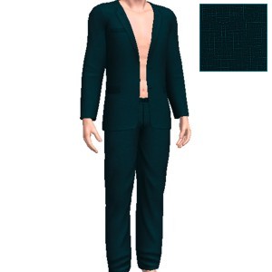 Suit, Elegant dark blue, addition to ultimate 