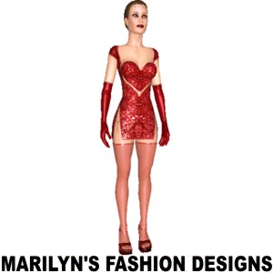 Valentin's Day dress, From Marilyn's Fashion Designs