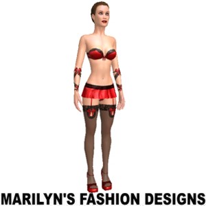 Luxury lingerie set, From Marilyn's Fashion Designs