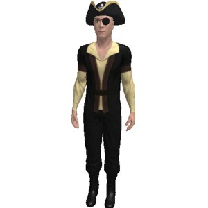 Pirate costume, For adventurers, for top sex chat game AChat