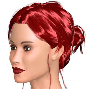 Red hairstyle, Sexy especially for mature women