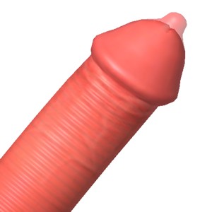 Ribbed red