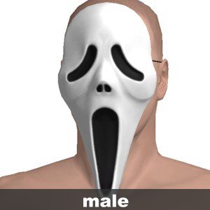 Scary Halloween mask