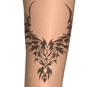 Tattoo on your legs, looks great under the stockings