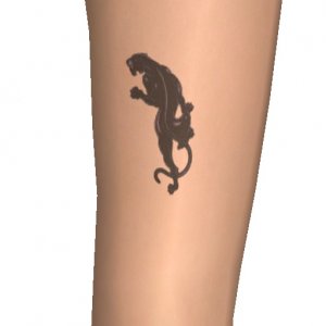 Tattoo on your legs, looks great under the stockings