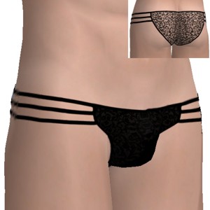 Sexy briefs, Black lacy